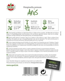 Anis Pimpinella Anisum -Erden & Dünger Verkäufe anis pimpinella anisum2
