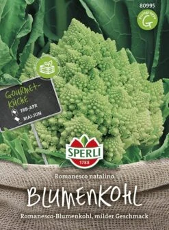 Titelseite -Erden & Dünger Verkäufe blumenkohl romanesco natalino