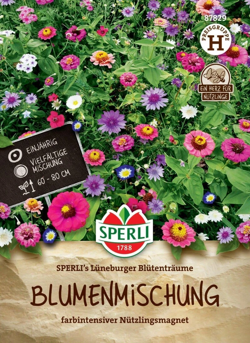 Blumenmischung Lüneburger Blütenträume, Farbintensiver Nützlingsmagnet, Saatgut Von Sperli 3 Blumenmischung Lüneburger Blütenträume, Farbintensiver Nützlingsmagnet, Saatgut Von Sperli