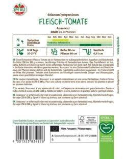 Fleischtomate Anacoeur, Typ: Ochsenherz, Aromatisch Und Bunt, Geschmacksintensiv