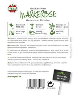 Titelseite -Erden & Dünger Verkäufe markerbse wunder von kelvedon2