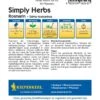 Rosmarin SimplyHerbs, Praktische Multipille, Mehrjährige Gewürz Ist Ein Muss In Jedem Kräutergarten -Erden & Dünger Verkäufe rosmarin simplyherbs2