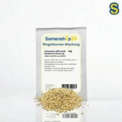 Samenshop24® Ringelblumen Modefarben Mischung Calendula Officinalis Fl.pl. 1kg